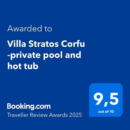 Villa Stratos Corfu -private Pool And Hot Tub Corfu (city)