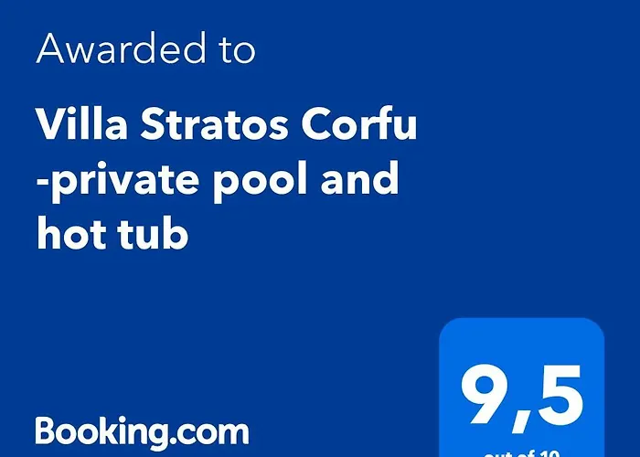 别墅 Stratos Corfu -private Pool And Hot Tub Gastouri (Corfu)